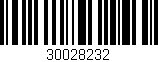 Código de barras (EAN, GTIN, SKU, ISBN): '30028232'