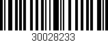 Código de barras (EAN, GTIN, SKU, ISBN): '30028233'