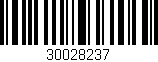 Código de barras (EAN, GTIN, SKU, ISBN): '30028237'