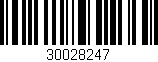 Código de barras (EAN, GTIN, SKU, ISBN): '30028247'