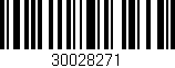 Código de barras (EAN, GTIN, SKU, ISBN): '30028271'