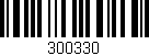 Código de barras (EAN, GTIN, SKU, ISBN): '300330'