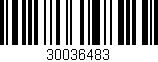 Código de barras (EAN, GTIN, SKU, ISBN): '30036483'