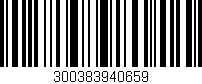 Código de barras (EAN, GTIN, SKU, ISBN): '300383940659'