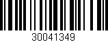 Código de barras (EAN, GTIN, SKU, ISBN): '30041349'
