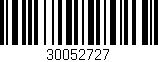 Código de barras (EAN, GTIN, SKU, ISBN): '30052727'