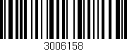 Código de barras (EAN, GTIN, SKU, ISBN): '3006158'