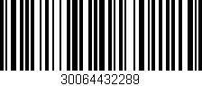 Código de barras (EAN, GTIN, SKU, ISBN): '30064432289'