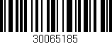 Código de barras (EAN, GTIN, SKU, ISBN): '30065185'