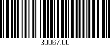 Código de barras (EAN, GTIN, SKU, ISBN): '30067.00'