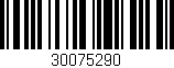 Código de barras (EAN, GTIN, SKU, ISBN): '30075290'