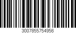 Código de barras (EAN, GTIN, SKU, ISBN): '3007855754956'