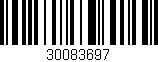 Código de barras (EAN, GTIN, SKU, ISBN): '30083697'