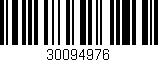 Código de barras (EAN, GTIN, SKU, ISBN): '30094976'