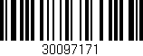 Código de barras (EAN, GTIN, SKU, ISBN): '30097171'