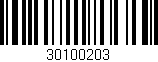 Código de barras (EAN, GTIN, SKU, ISBN): '30100203'