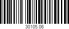 Código de barras (EAN, GTIN, SKU, ISBN): '30105.06'