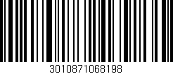 Código de barras (EAN, GTIN, SKU, ISBN): '3010871068198'