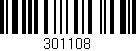 Código de barras (EAN, GTIN, SKU, ISBN): '301108'