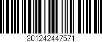 Código de barras (EAN, GTIN, SKU, ISBN): '301242447571'
