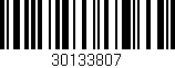 Código de barras (EAN, GTIN, SKU, ISBN): '30133807'