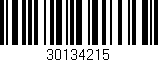 Código de barras (EAN, GTIN, SKU, ISBN): '30134215'