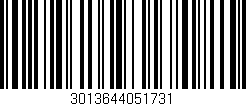Código de barras (EAN, GTIN, SKU, ISBN): '3013644051731'