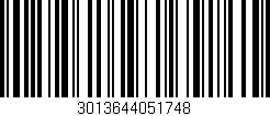 Código de barras (EAN, GTIN, SKU, ISBN): '3013644051748'