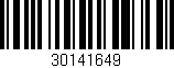 Código de barras (EAN, GTIN, SKU, ISBN): '30141649'