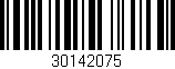 Código de barras (EAN, GTIN, SKU, ISBN): '30142075'