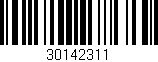 Código de barras (EAN, GTIN, SKU, ISBN): '30142311'