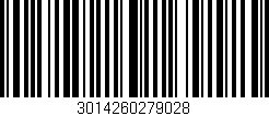 Código de barras (EAN, GTIN, SKU, ISBN): '3014260279028'