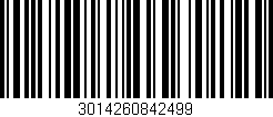 Código de barras (EAN, GTIN, SKU, ISBN): '3014260842499'