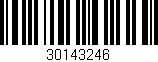 Código de barras (EAN, GTIN, SKU, ISBN): '30143246'