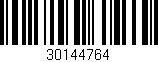 Código de barras (EAN, GTIN, SKU, ISBN): '30144764'