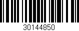 Código de barras (EAN, GTIN, SKU, ISBN): '30144850'