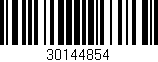 Código de barras (EAN, GTIN, SKU, ISBN): '30144854'