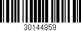 Código de barras (EAN, GTIN, SKU, ISBN): '30144859'