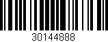 Código de barras (EAN, GTIN, SKU, ISBN): '30144888'