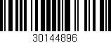 Código de barras (EAN, GTIN, SKU, ISBN): '30144896'