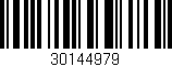 Código de barras (EAN, GTIN, SKU, ISBN): '30144979'