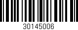 Código de barras (EAN, GTIN, SKU, ISBN): '30145006'
