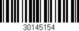Código de barras (EAN, GTIN, SKU, ISBN): '30145154'