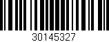 Código de barras (EAN, GTIN, SKU, ISBN): '30145327'