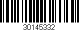 Código de barras (EAN, GTIN, SKU, ISBN): '30145332'