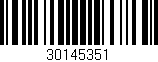Código de barras (EAN, GTIN, SKU, ISBN): '30145351'