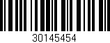 Código de barras (EAN, GTIN, SKU, ISBN): '30145454'