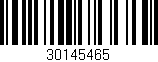 Código de barras (EAN, GTIN, SKU, ISBN): '30145465'