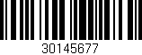 Código de barras (EAN, GTIN, SKU, ISBN): '30145677'