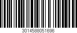 Código de barras (EAN, GTIN, SKU, ISBN): '3014588051696'